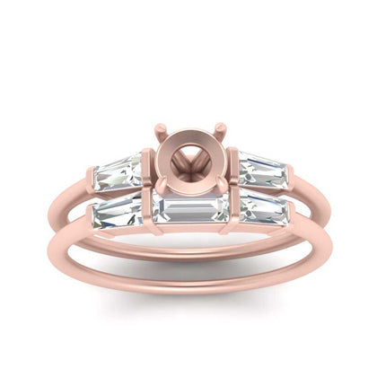 semi-mount-bar-set-diamond-ring-with-matching-3-baguette-wedding-band-in-rose-gold-FDENS100SMANGLE5-NL-RG