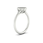 Load image into Gallery viewer, Bezel Set Semi Mount Split Engagement Ring