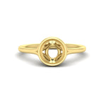 Load image into Gallery viewer, Bezel Set Semi Mount Split Engagement Ring