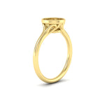 Load image into Gallery viewer, Bezel Set Semi Mount Split Engagement Ring