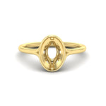 Load image into Gallery viewer, Semi Mount Split Shank Bezel Set Solitaire Ring