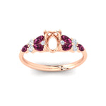 Load image into Gallery viewer, semi-mount-big-floral-vintage-pink-sapphire-engagement-ring-in-rose-gold-fdenr11603smrgsadrpiangle5-nl-rg.jpg?v=1764930432