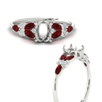 Load image into Gallery viewer, semi-mount-big-floral-vintage-ruby-engagement-ring-in-white-gold-fdenr11603smrgrudrangle3-nl-wg.jpg?v=1764930432