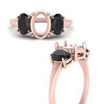 Load image into Gallery viewer, semi-mount-black-diamond-3-stone-basket-engagement-ring-in-rose-gold-FD10416SMRGBLACKANGLE3-NL-RG