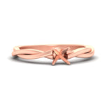Load image into Gallery viewer, semi-mount-braided-shank-solitaire-engagement-ring-in-rose-gold-fdens8252smrsleep-nl-rg.jpg?v=1767085270