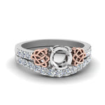 Load image into Gallery viewer, semi-mount-celtic-diamond-wedding-ring-set-in-14K-white-gold-FDENS2255B1SM-NL-WG?v=1757057025