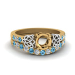 Load image into Gallery viewer, semi-mount-celtic-diamond-wedding-ring-set-with-blue-topaz-in-14K-yellow-gold-FDENS2255B1SMGICBLTO-NL-YG?v=1757057026