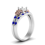 Load image into Gallery viewer, semi-mount-celtic-diamond-wedding-ring-set-with-sapphire-in-14K-white-gold-FDENS2255B1SMGSABLANGLE2-NL-WG?v=1757057026