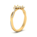 Load image into Gallery viewer, semi-mount-crown-halo-diamond-engagement-ring-in-FD10008SMRANGLE3-NL-YG