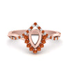 Load image into Gallery viewer, semi-mount-crown-halo-orange-sapphire-engagement-ring-in-FD10008SMRGSAORANGLE3-NL-RG