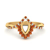Load image into Gallery viewer, semi-mount-crown-halo-orange-sapphire-engagement-ring-in-FD10008SMRGSAORANGLE3-NL-YG