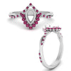 Load image into Gallery viewer, semi-mount-crown-halo-pink-sapphire-engagement-ring-in-FD10008SMRGSADRPIANGLE3-NL-WG