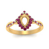Load image into Gallery viewer, semi-mount-crown-halo-pink-sapphire-engagement-ring-in-FD10008SMRGSADRPIANGLE3-NL-YG
