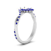 Load image into Gallery viewer, semi-mount-crown-halo-sapphire-engagement-ring-in-FD10008SMRGSABLANGLE3-NL-WG