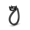 Load image into Gallery viewer, semi-mount-curve-wave-diamond-solitaire-engement-ring-in-black-gold-fd11566smr-nl-bg.jpg