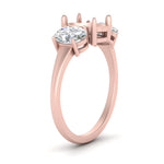 Load image into Gallery viewer, semi-mount-diamond-3-stone-basket-engagement-ring-in-rose-gold-FD10416SMRANGLE2-NL-RG