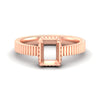 Load image into Gallery viewer, semi-mount-diamond-solitaire-ring-with-ribbed-band-detail-in-rose-gold-fdenr11663smemsleep-nl-rg