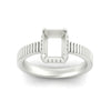 Load image into Gallery viewer, semi-mount-diamond-solitaire-ring-with-ribbed-band-detail-in-white-gold-fdenr11663smemangle5-nl-wg