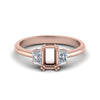Load image into Gallery viewer, semi-mount-diamond-trapezoid-engagement-ring-in-14K-rose-gold-FD-ENR7981SMR-NL-RG
