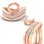 Load image into Gallery viewer, semi-mount-dual-bands-with-wave-solitaire-ring-in-rose-gold-fdens11566sm-nl-rg-w3.jpg