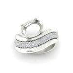 Load image into Gallery viewer, semi-mount-dual-bands-with-wave-solitaire-ring-in-white-gold-fdens11566sm-nl-wg-w3.jpg