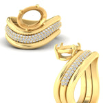 Load image into Gallery viewer, semi-mount-dual-bands-with-wave-solitaire-ring-in-yellow-gold-fdens11566sm-nl-yg-w3.jpg