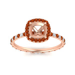 Load image into Gallery viewer, semi-mount-halo-eternity-orange-sapphire-engagement-ring-in-rose-gold-FD9372SMRGSAORANGLE5-NL-RG.jpg?v=1763118336