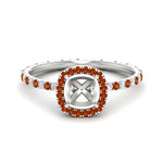 Load image into Gallery viewer, semi-mount-halo-eternity-orange-sapphire-engagement-ring-in-white-gold-FD9372SMRGSAOR-NL-WG.jpg?v=1763118336