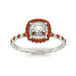 Load image into Gallery viewer, semi-mount-halo-eternity-orange-sapphire-engagement-ring-in-white-gold-FD9372SMRGSAORANGLE5-NL-WG.jpg?v=1763118336