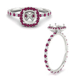 Load image into Gallery viewer, semi-mount-halo-eternity-pink-sapphire-engagement-ring-in-white-gold-FD9372SMRGSADRPIANGLE3-NL-WG.jpg?v=1763118336