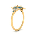 Load image into Gallery viewer, semi-mount-halo-floral-blue-topaz-engagement-ring-in-yellow-gold-FD9822SMRGICBLTOANGLE2-NL-YG?v=1755852257