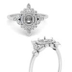 Load image into Gallery viewer, semi-mount-halo-floral-diamond-engagement-ring-in-white-gold-FD9822SMRANGLE3-NL-WG?v=1755852249