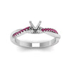 Load image into Gallery viewer, semi-mount-infinity-twist-diamond-engagement-ring-with-pink-sapphire-in-14K-white-gold-FD8253SMRGSADRPI-NL-WG.jpg