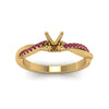 Load image into Gallery viewer, semi-mount-infinity-twist-diamond-engagement-ring-with-pink-sapphire-in-14K-yellow-gold-FD8253SMRGSADRPI-NL-YG.jpg