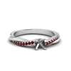 Load image into Gallery viewer, semi-mount-infinity-twist-diamond-engagement-ring-with-ruby-in-14K-white-gold-FD8253SMRGRUDR-NL-WG.jpg