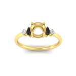 Load image into Gallery viewer, semi-mount-marquise-and-round-accented-black-diamond-engagement-ring-in-yellow-gold-fdenr11621smgblackangle5-nl-yg.jpg?v=1766479060