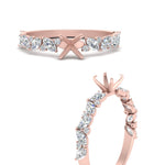 Load image into Gallery viewer, semi-mount-marquise-and-round-diamond-classic-vintage-engagement-ring-in-FD11063SMRANGLE3-NL-RG