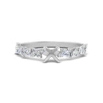 Load image into Gallery viewer, semi-mount-marquise-and-round-diamond-classic-vintage-engagement-ring-in-FD11063SMRANGLE3-NL-WG