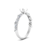 Load image into Gallery viewer, semi-mount-marquise-and-round-diamond-classic-vintage-engagement-ring-in-FD11063SMRANGLE3-NL-WG