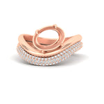 Load image into Gallery viewer, semi-mount-pave-band-with-wave-solitaire-ring-in-rose-gold-fdens11566sm-nl-rg-w1.jpg