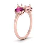 Load image into Gallery viewer, semi-mount-pink-sapphire-3-stone-basket-engagement-ring-in-rose-gold-FD10416SMRGSADPRIANGLE2-NL-RG