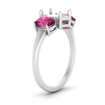 Load image into Gallery viewer, semi-mount-pink-sapphire-3-stone-basket-engagement-ring-in-white-gold-FD10416SMRGSADPRIANGLE2-NL-WG