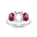Load image into Gallery viewer, semi-mount-pink-sapphire-3-stone-basket-engagement-ring-in-white-gold-FD10416SMRGSADPRIANGLE5-NL-WG
