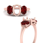 Load image into Gallery viewer, semi-mount-ruby-3-stone-basket-engagement-ring-in-rose-gold-FD10416SMRGRUDRANGLE3-NL-RG