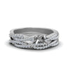 Load image into Gallery viewer, semi-mount-simple-diamond-twisted-vine-bridal-ring-sets-in-950-Platinum-FD8233SM-NL-WG