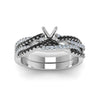 Load image into Gallery viewer, semi-mount-simple-twisted-vine-bridal-ring-sets-with-black-diamond-in-950-Platinum-FD8233SMGBLACK-NL-WG