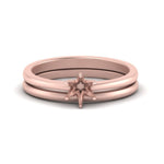 Load image into Gallery viewer, semi-mount-solitaire-plain-gold-wedding-set-in-FD9334SMANGLE3-NL-RG-B2