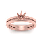 Load image into Gallery viewer, semi-mount-solitaire-plain-gold-wedding-set-in-FD9334SMANGLE3-NL-RG-B2