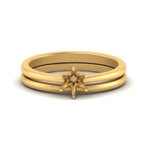 Load image into Gallery viewer, semi-mount-solitaire-plain-gold-wedding-set-in-FD9334SMANGLE3-NL-YG-B2