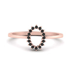 Load image into Gallery viewer, semi-mount-sunflower-halo-black-diamond-engagement-ring-in-rose-gold-FD9704SMRGBLACK-NL-RG